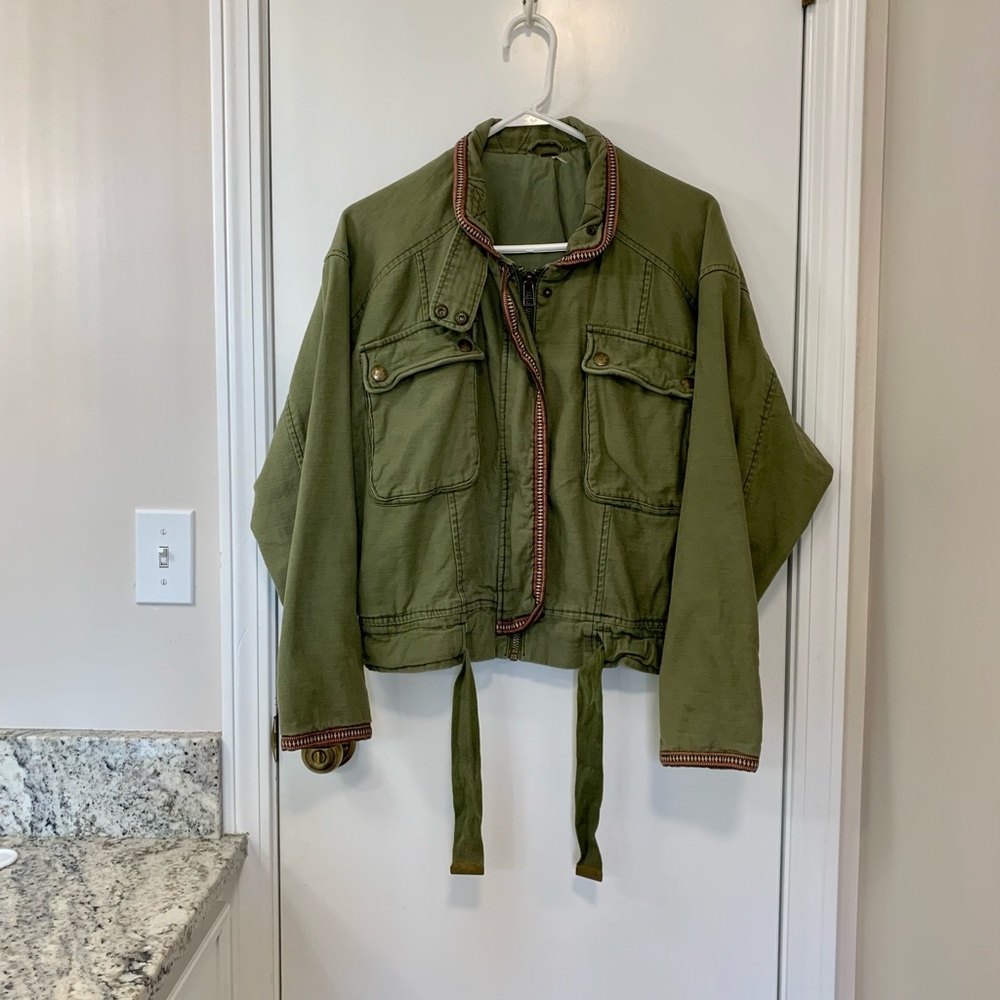 Free People Flight Line Bomber Jacket - Picture 7 of 10